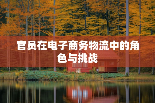 官员在电子商务物流中的角色与挑战