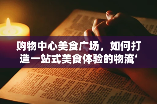 购物中心美食广场，如何打造一站式美食体验的物流‘快车道’？