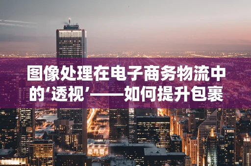 图像处理在电子商务物流中的‘透视’——如何提升包裹分拣效率？
