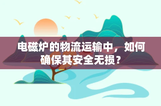 电磁炉的物流运输中，如何确保其安全无损？