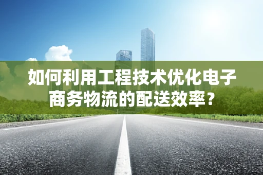 如何利用工程技术优化电子商务物流的配送效率？