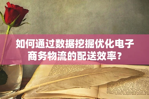 如何通过数据挖掘优化电子商务物流的配送效率？