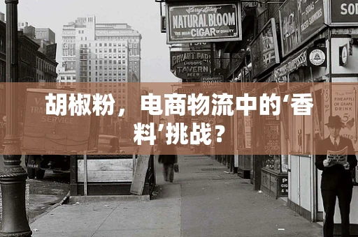 胡椒粉，电商物流中的‘香料’挑战？
