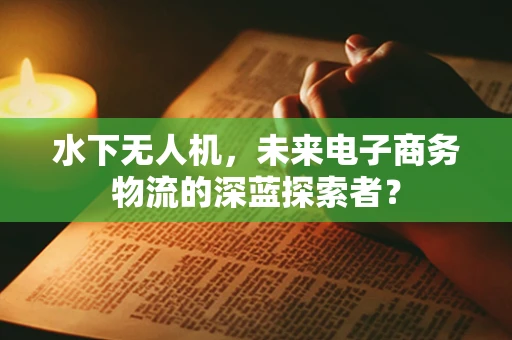 水下无人机，未来电子商务物流的深蓝探索者？