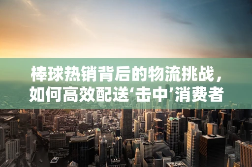 棒球热销背后的物流挑战，如何高效配送‘击中’消费者心？