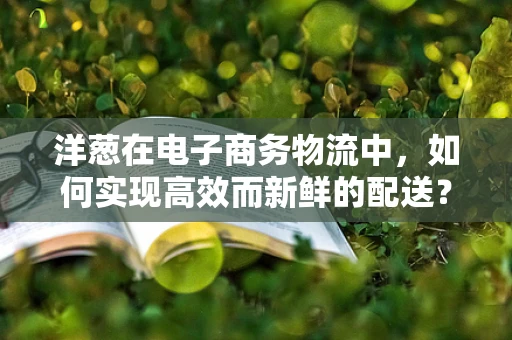 洋葱在电子商务物流中，如何实现高效而新鲜的配送？