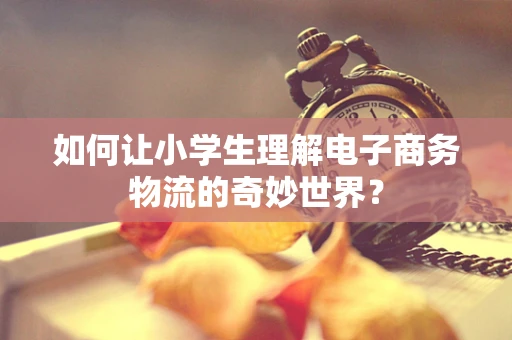 如何让小学生理解电子商务物流的奇妙世界？