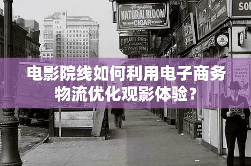 电影院线如何利用电子商务物流优化观影体验？