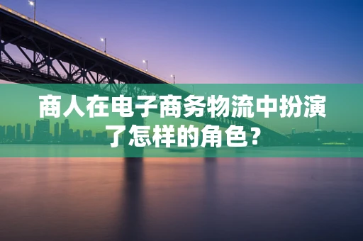商人在电子商务物流中扮演了怎样的角色？