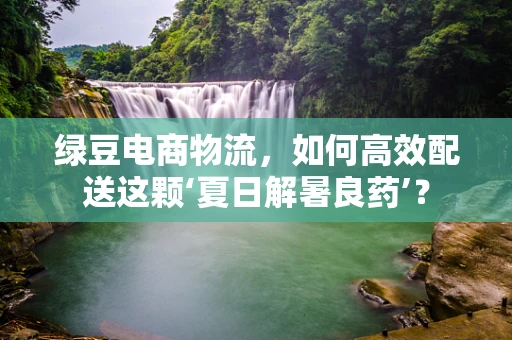 绿豆电商物流，如何高效配送这颗‘夏日解暑良药’？