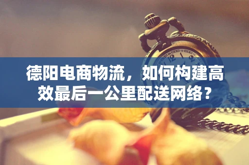 德阳电商物流，如何构建高效最后一公里配送网络？