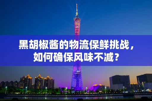 黑胡椒酱的物流保鲜挑战，如何确保风味不减？