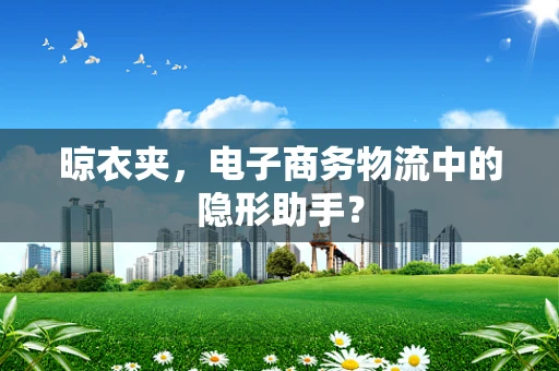 晾衣夹，电子商务物流中的隐形助手？