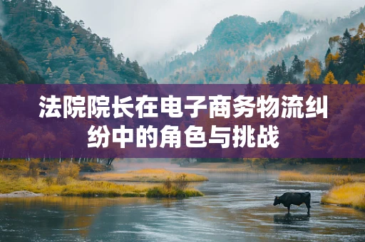 法院院长在电子商务物流纠纷中的角色与挑战