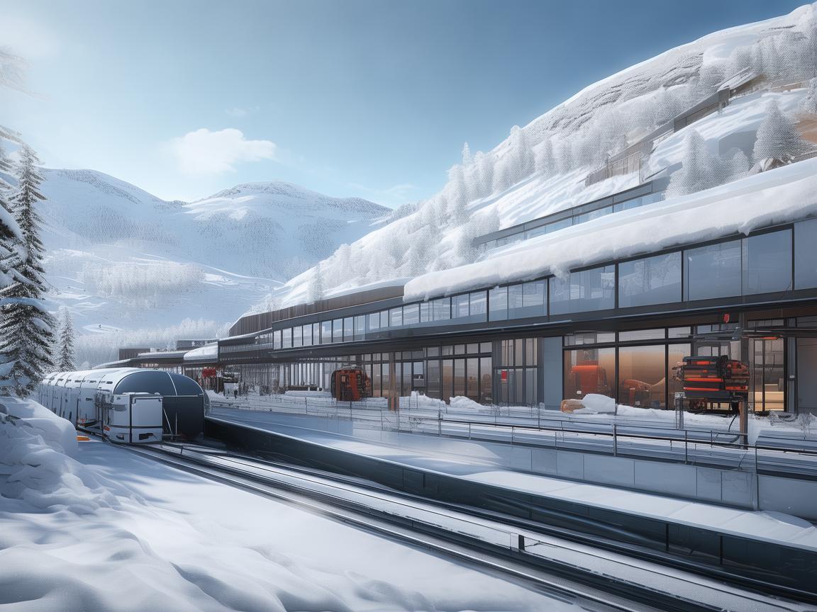 如何优化滑雪场服务中心的物流配送效率？