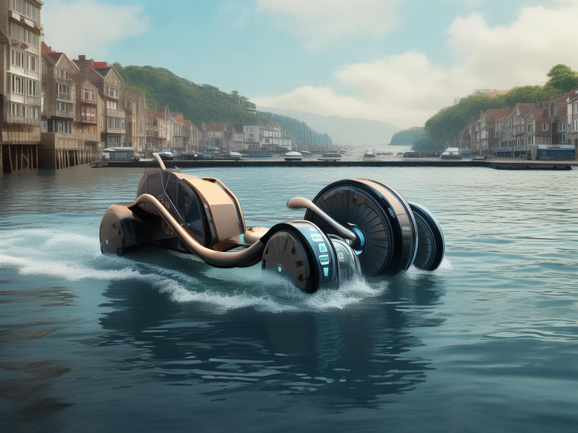 水陆两用自行车,物流配送的未来双栖解决方案? 水陆两用自行车,物流配送的未来双栖解决方案?