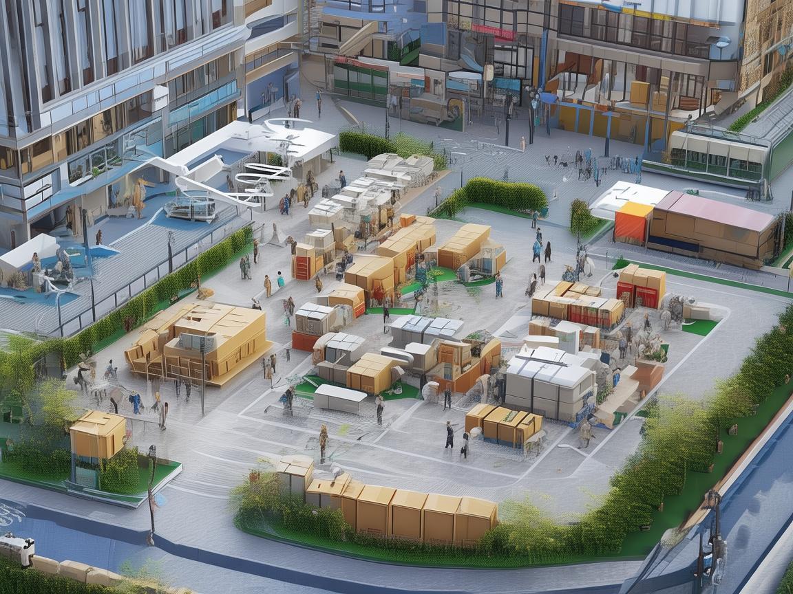 市民广场，如何优化其作为电子商务物流节点的潜力？